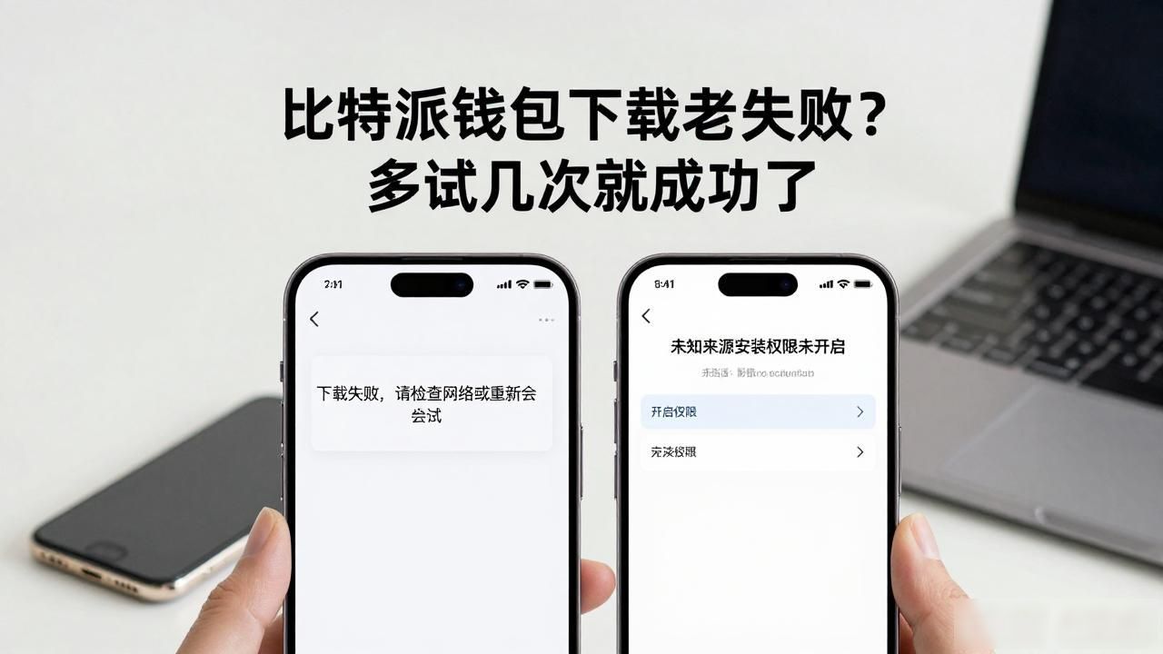 比特派钱包下载老失败？多试几次就成功了