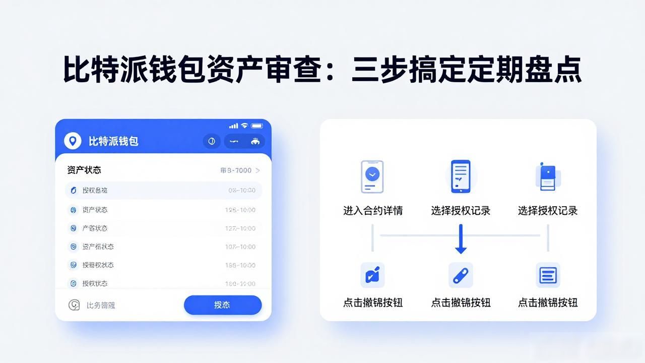 比特派钱包资产审查：三步搞定定期盘点