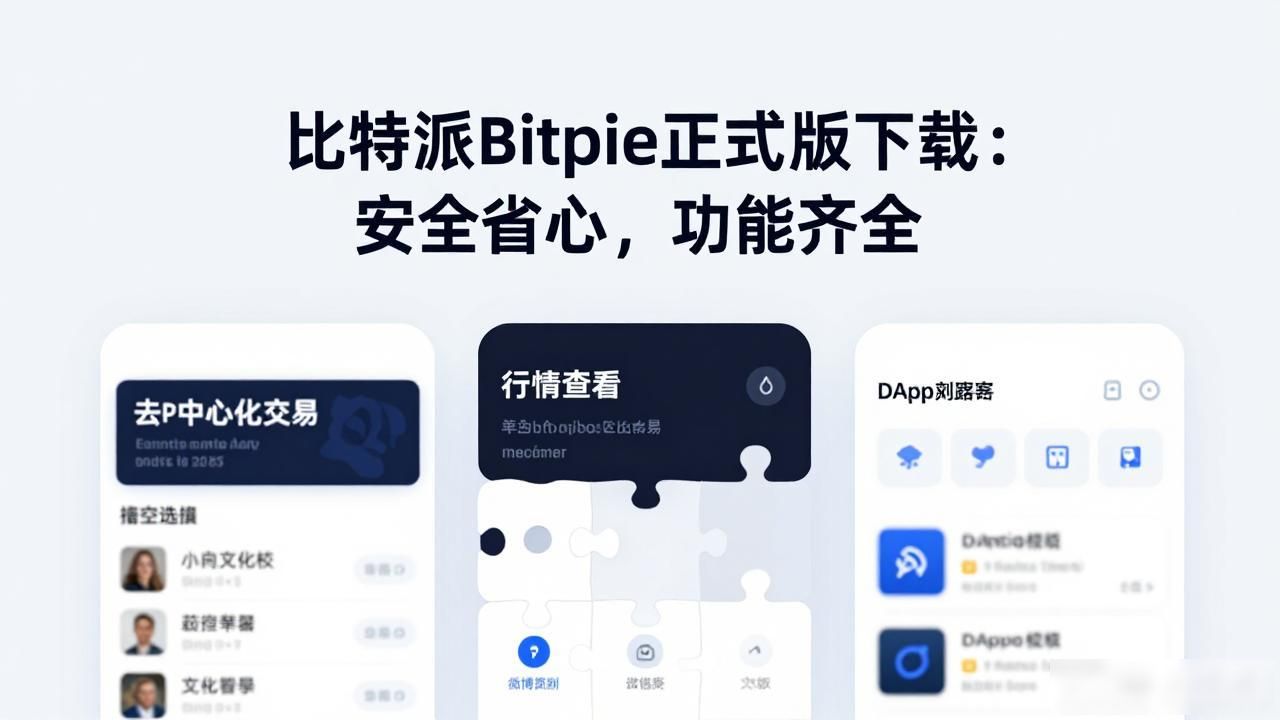 比特派Bitpie正式版下载：安全省心，功能齐全