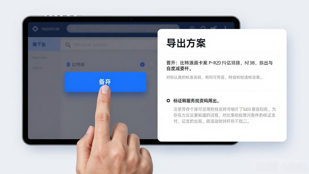 比特派官方钱包数据导出全指南
