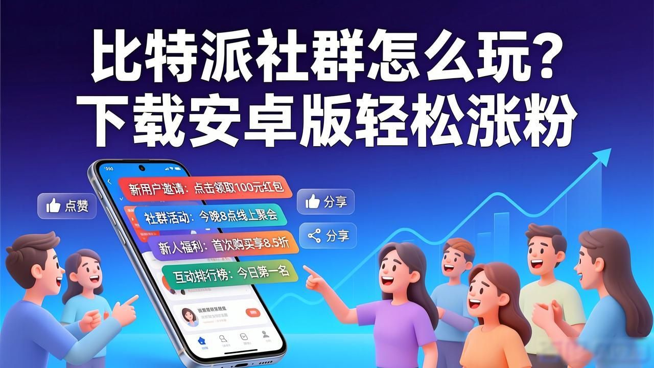 比特派社群怎么玩？下载安卓版轻松涨粉