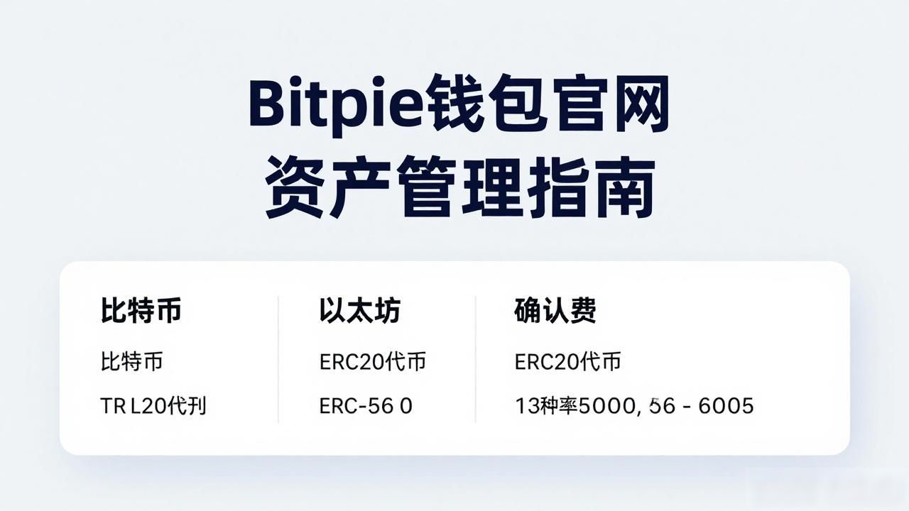 Bitpie钱包官网资产管理指南