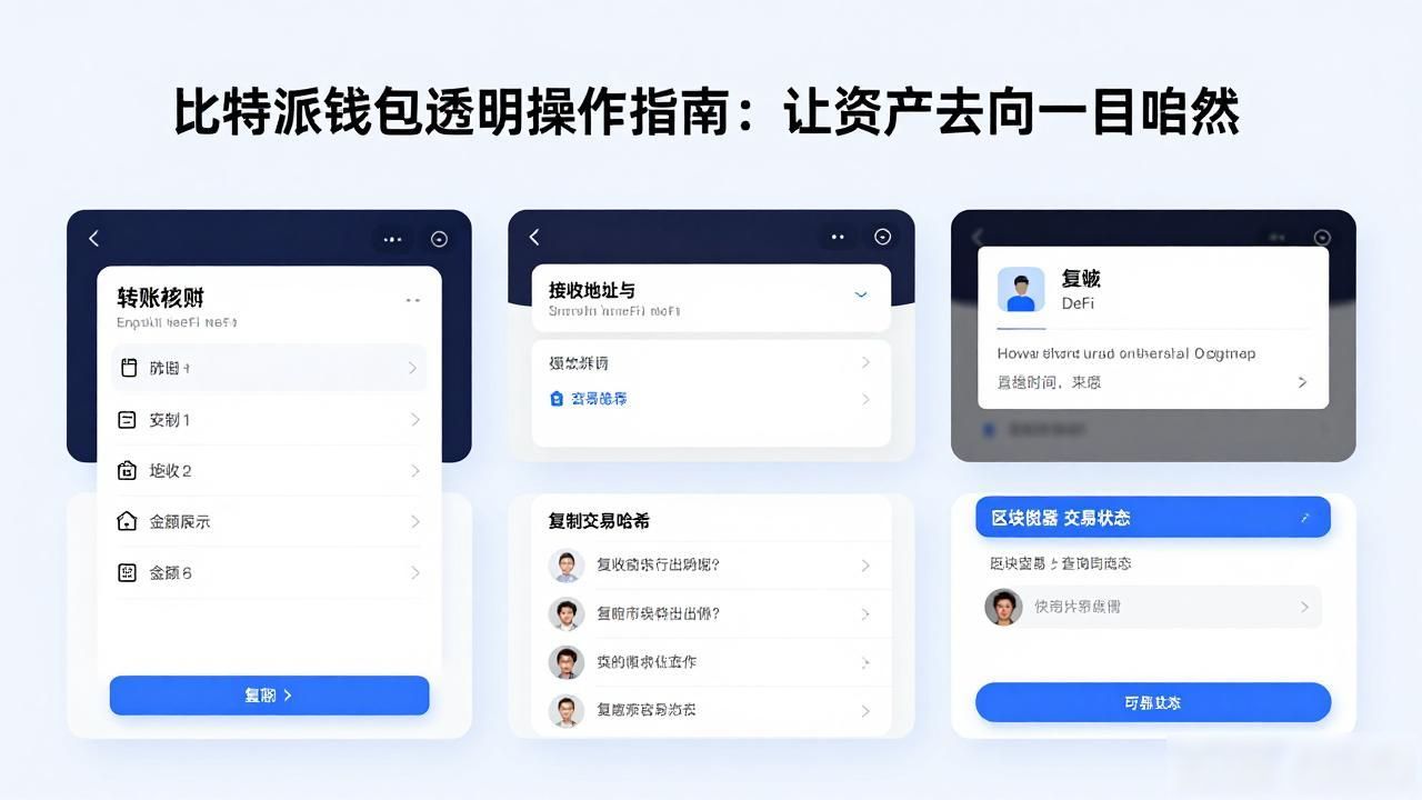 比特派钱包透明操作指南：让资产去向一目了然