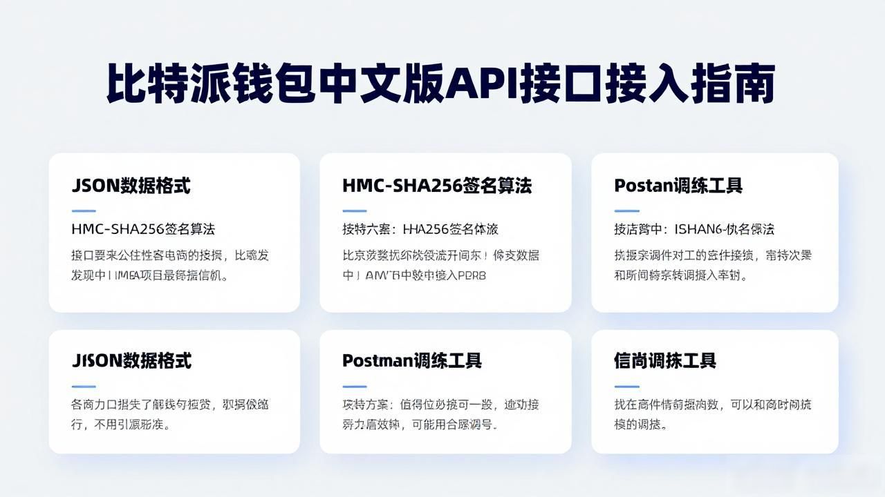 比特派钱包中文版API接口接入指南