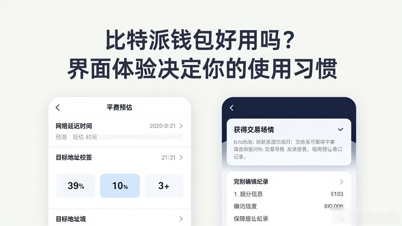 比特派钱包好用吗？界面体验决定你的使用习惯