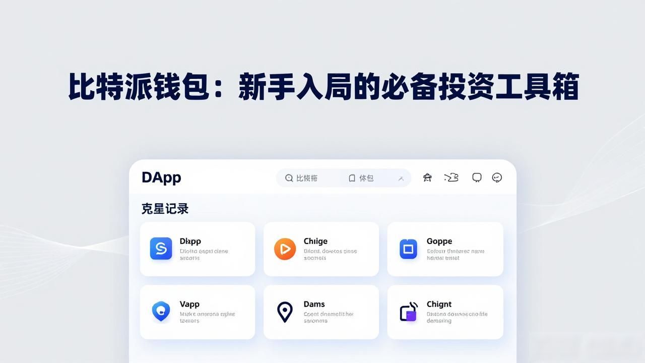 比特派钱包：新手入局的必备投资工具箱