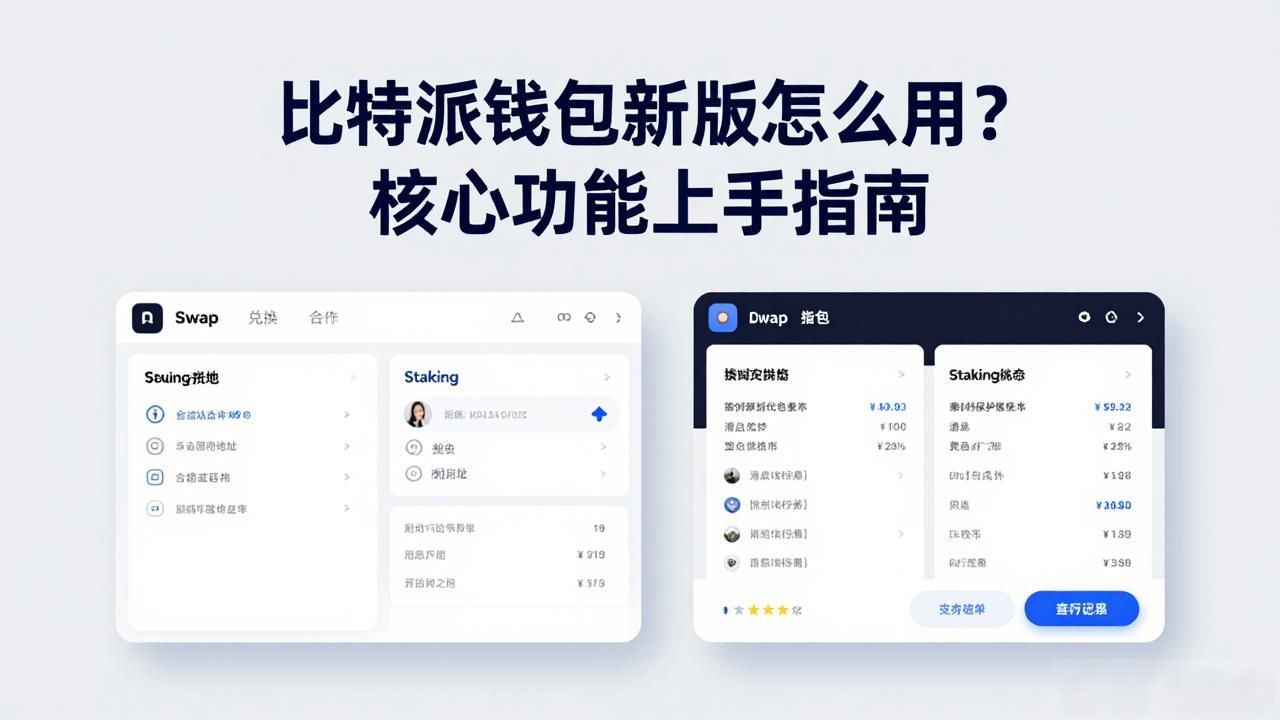 比特派钱包新版怎么用？核心功能上手指南