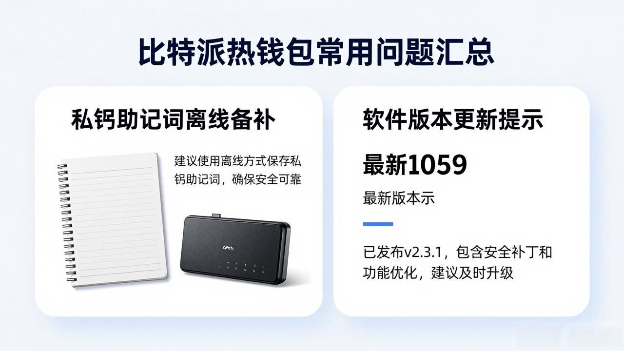 比特派热钱包常用问题汇总