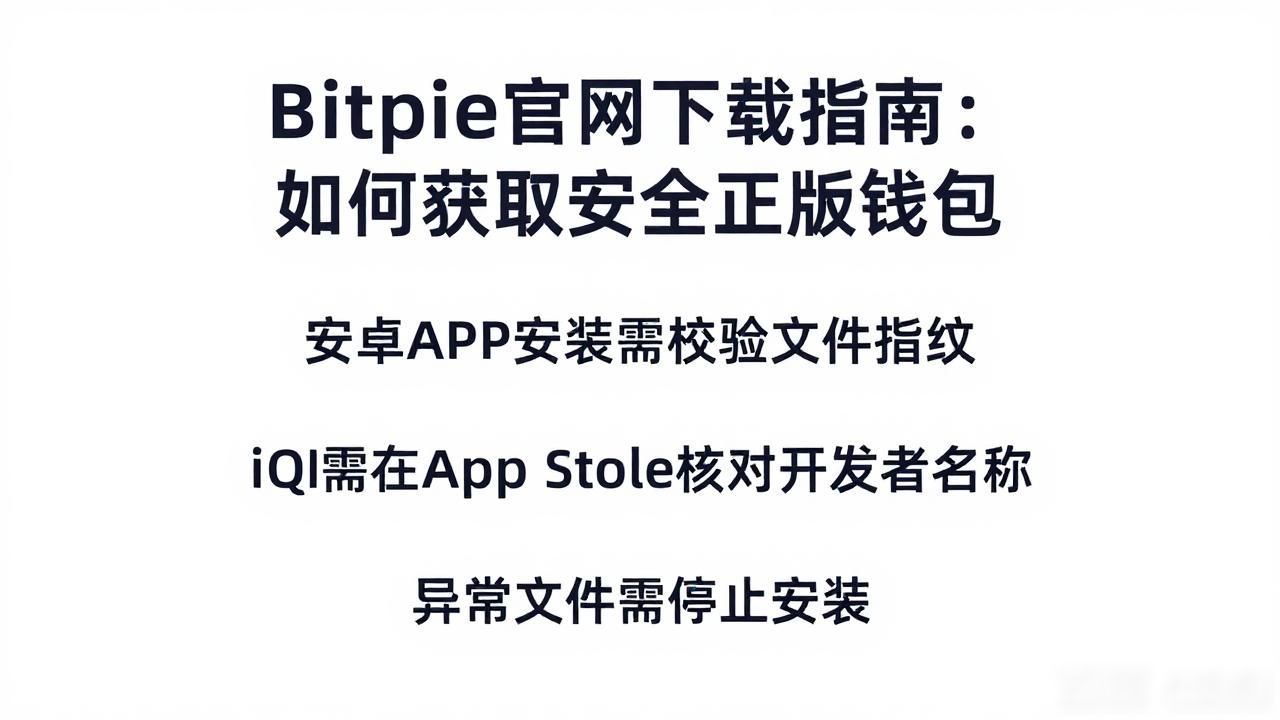 Bitpie官网下载指南：如何获取安全正版钱包