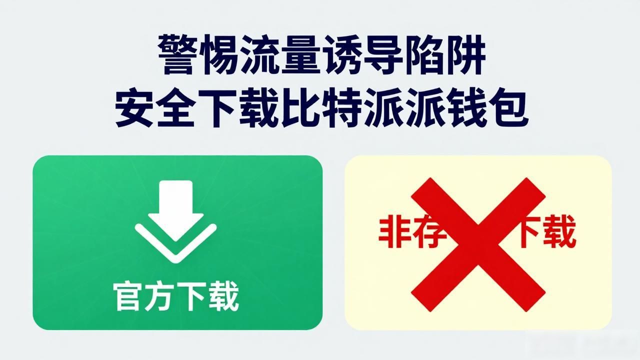 警惕流量诱导陷阱 安全下载比特派钱包