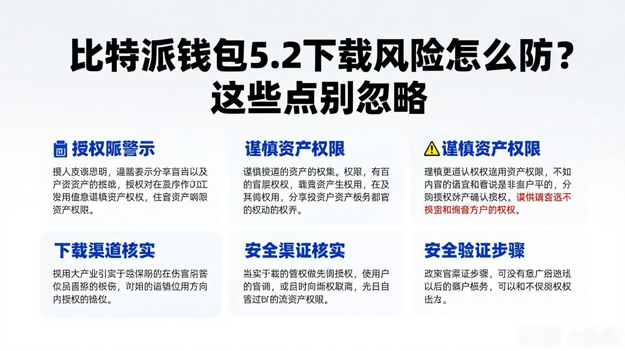 比特派钱包5.2下载风险怎么防？这些要点别忽略