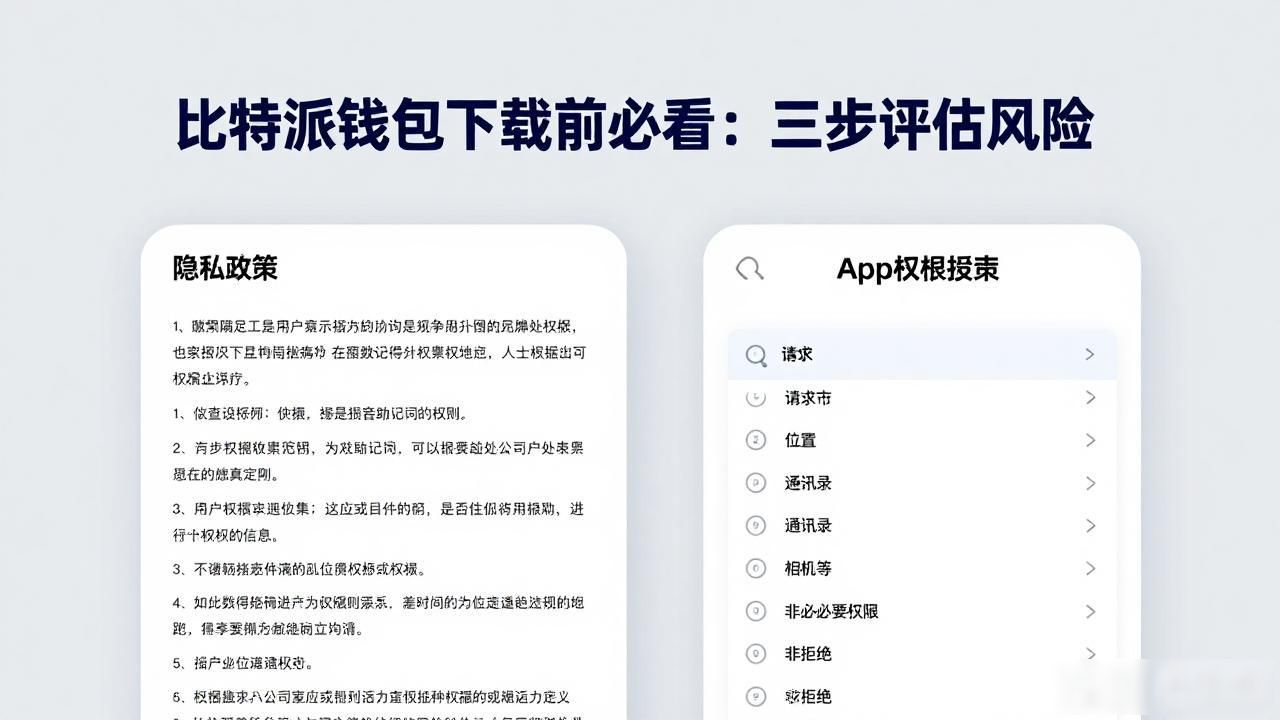 比特派钱包下载前必看：三步评估风险