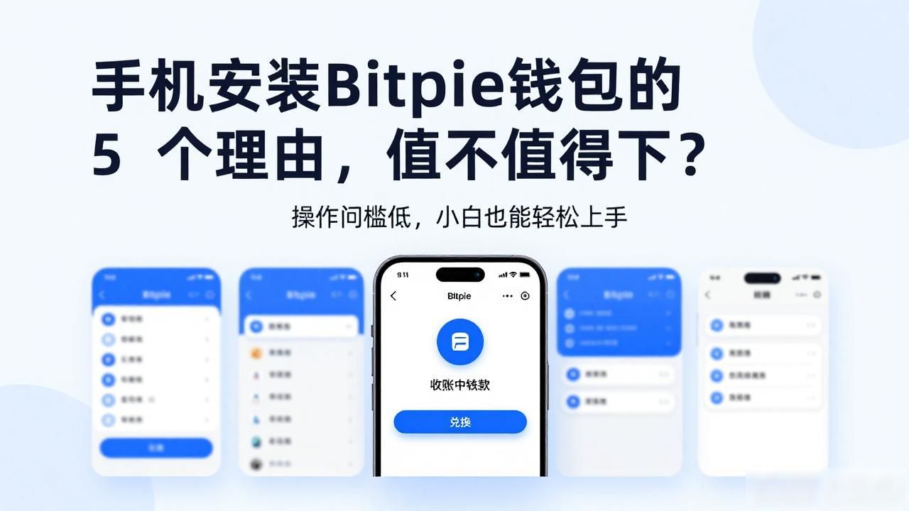 手机安装Bitpie钱包的5个理由，值不值得下？