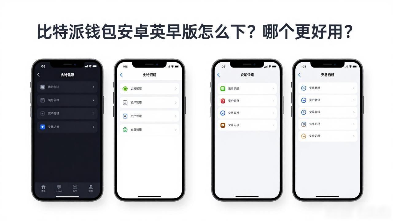 比特派钱包安卓苹果版怎么下？哪个更好用？