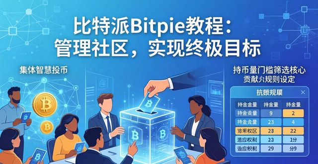 比特派Bitpie教程：管理社区，实现终极目标
