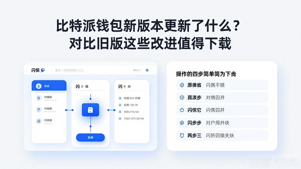 比特派钱包新版本更新了什么？对比旧版这些改进值得下载