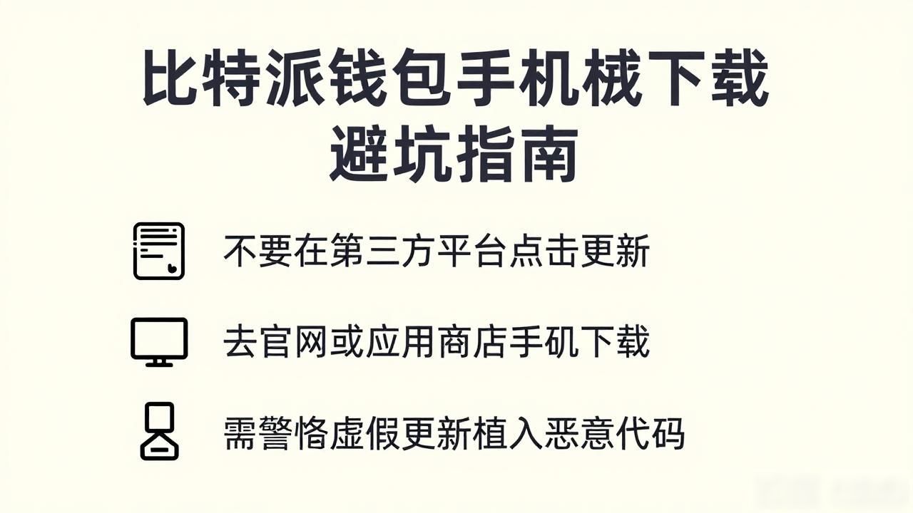比特派钱包手机版下载 避坑指南