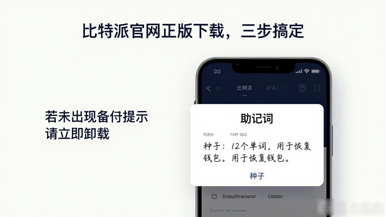 比特派官网正版下载，三步搞定