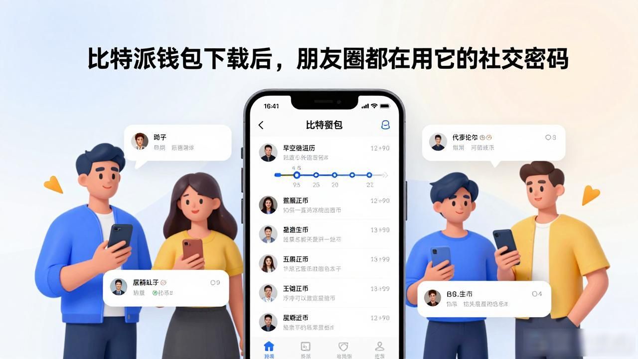 比特派钱包下载后，朋友圈都在用它的社交密码