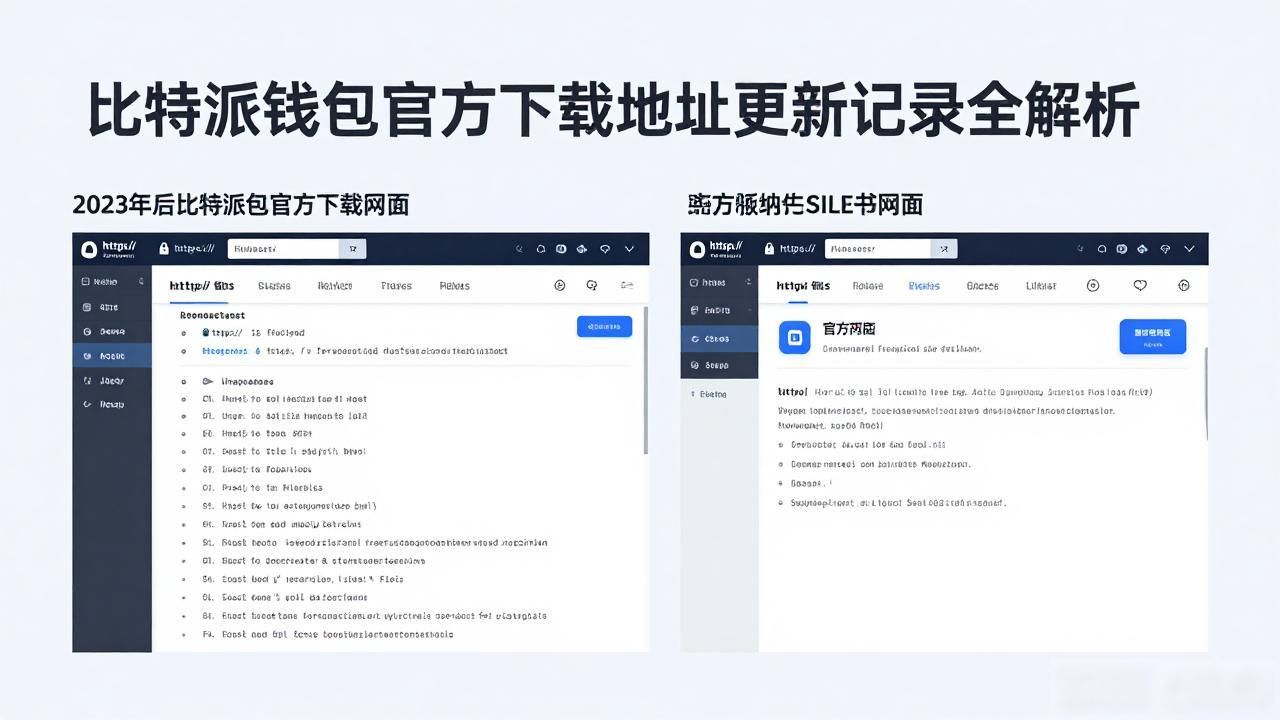 比特派钱包官方下载地址更新记录全解析